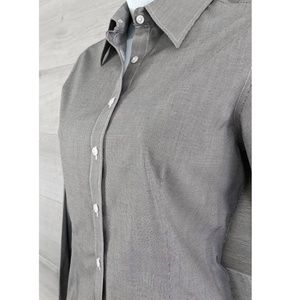 Brooks Brothers Button Up Shirt Black/White - 4